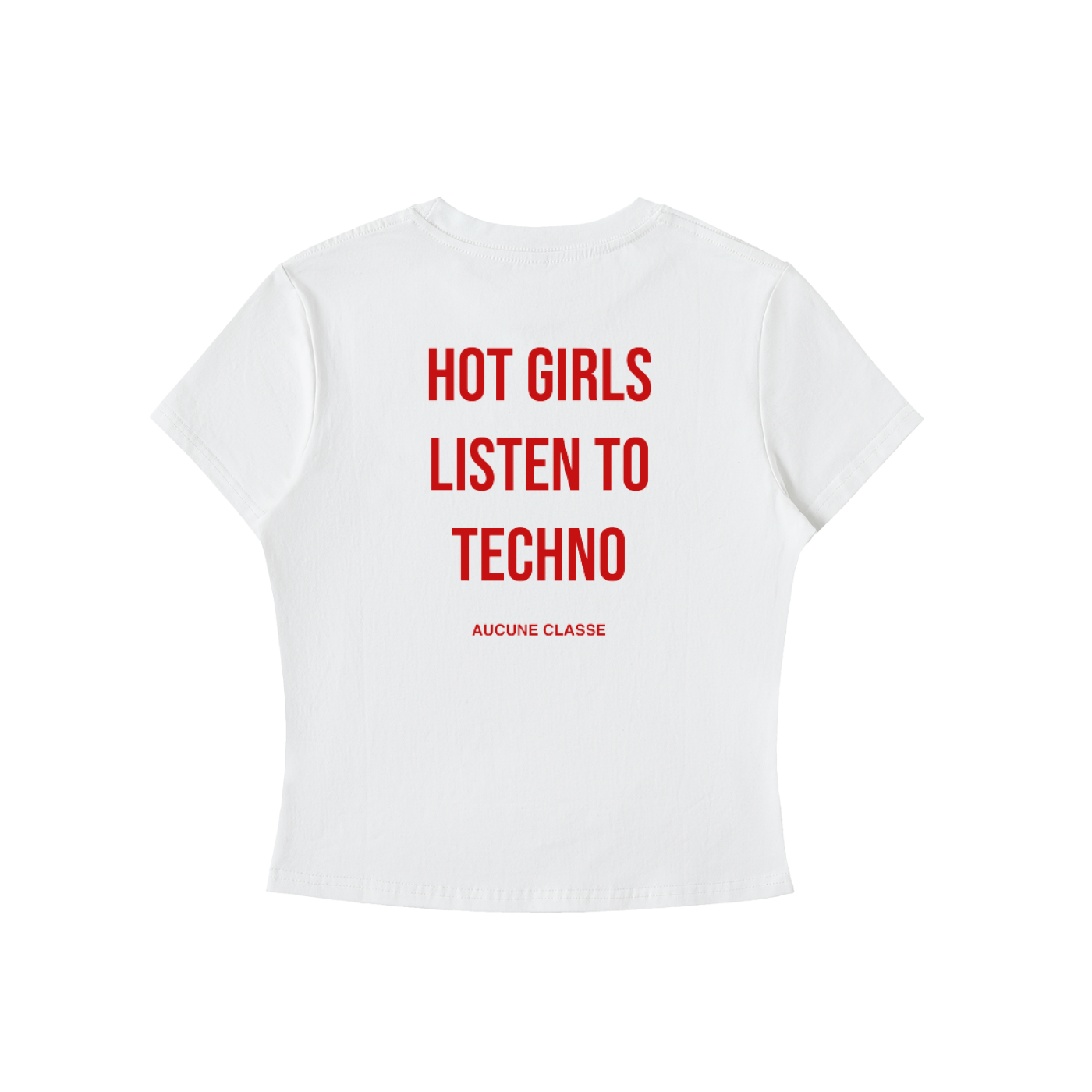 Hot sticker x Techno - Bodycon Tee