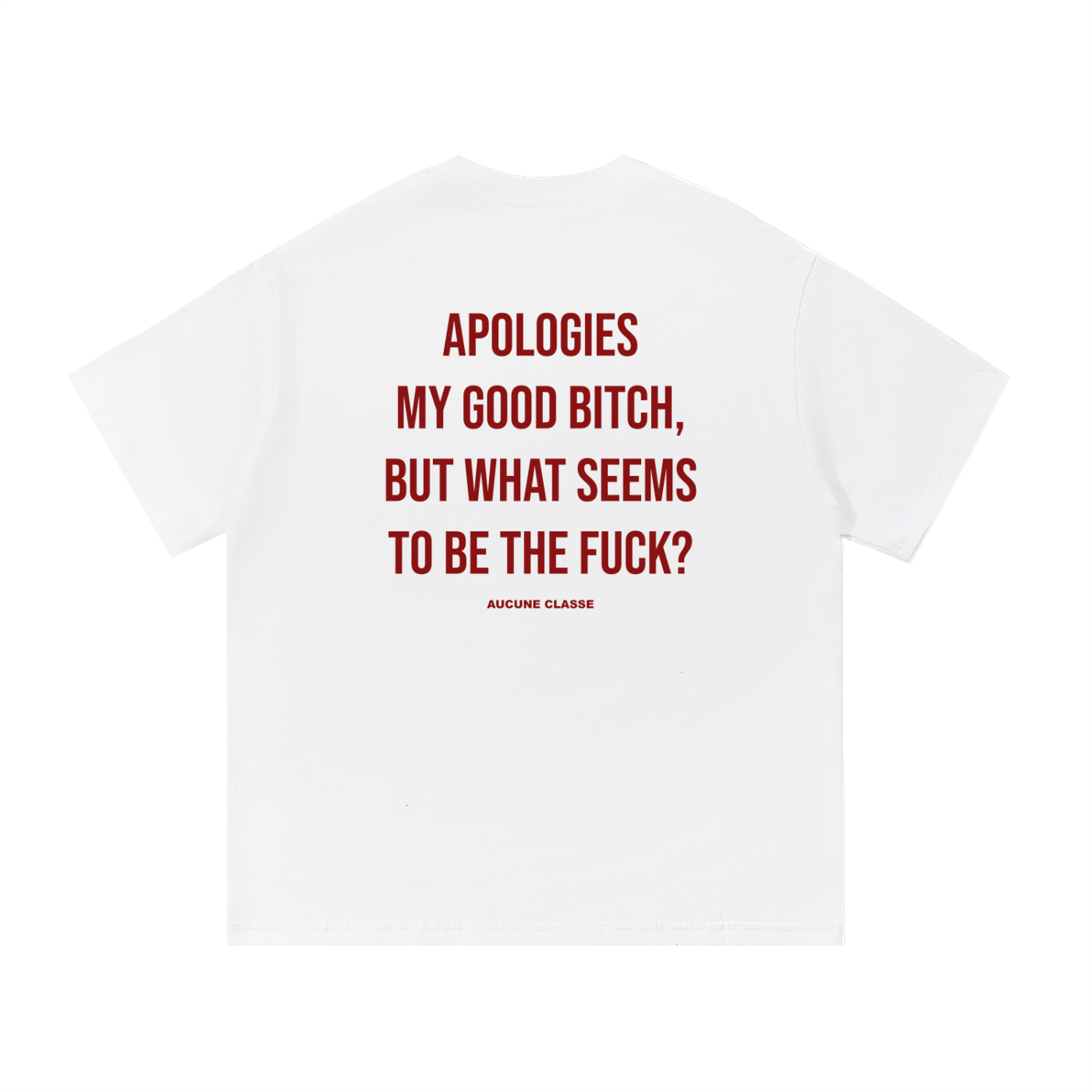 Apologies