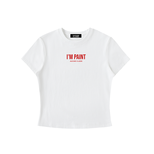 i'm paint bodycon shirt