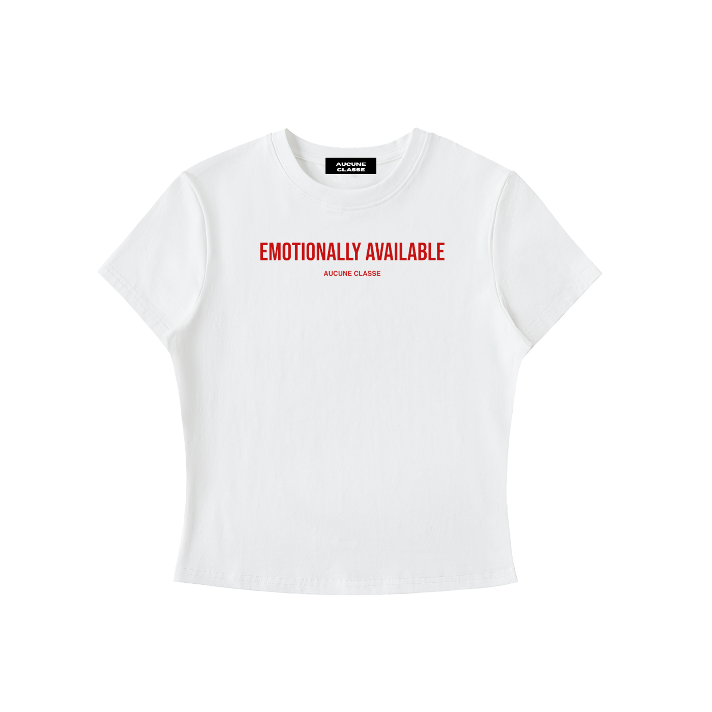 Emotionally available bodycon shirt