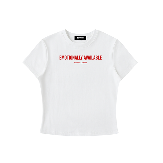 Emotionally available bodycon shirt