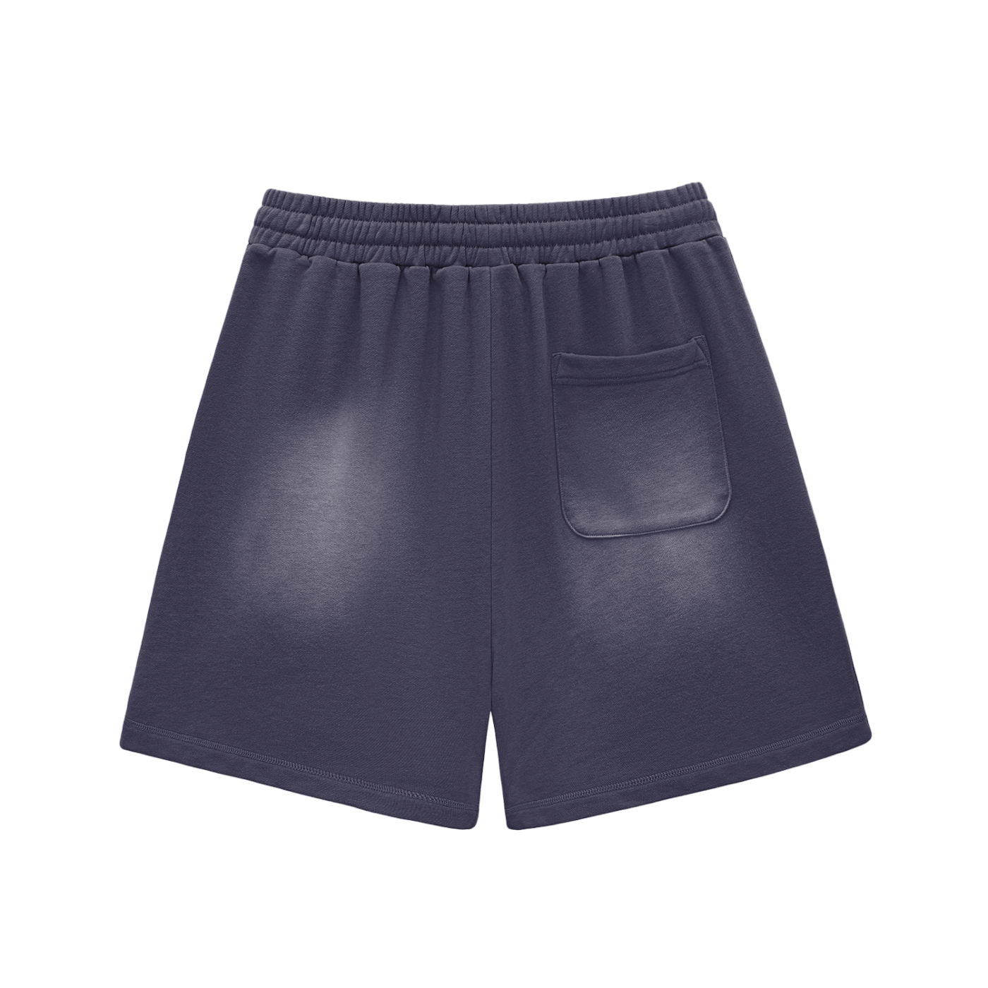 11.5 Sun Faded Raw Edge Cotton Shorts