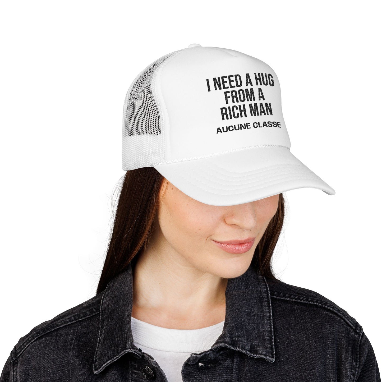 I Need a rich man - trucker hat