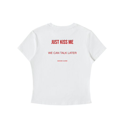 Just kiss me - bodycon tee