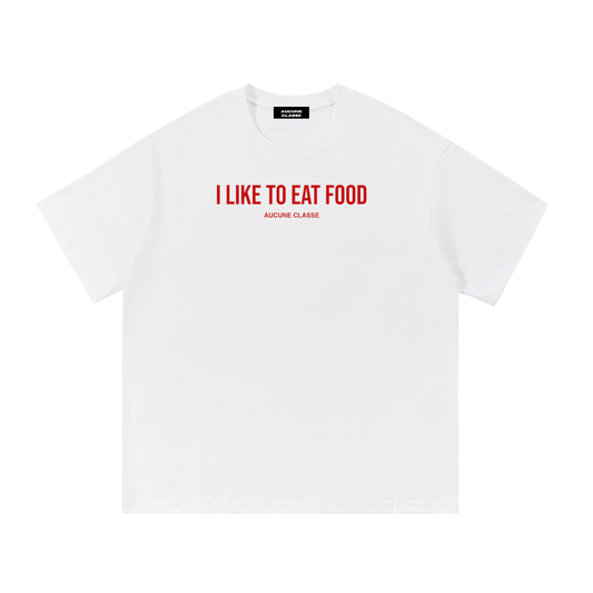 I like to eat food