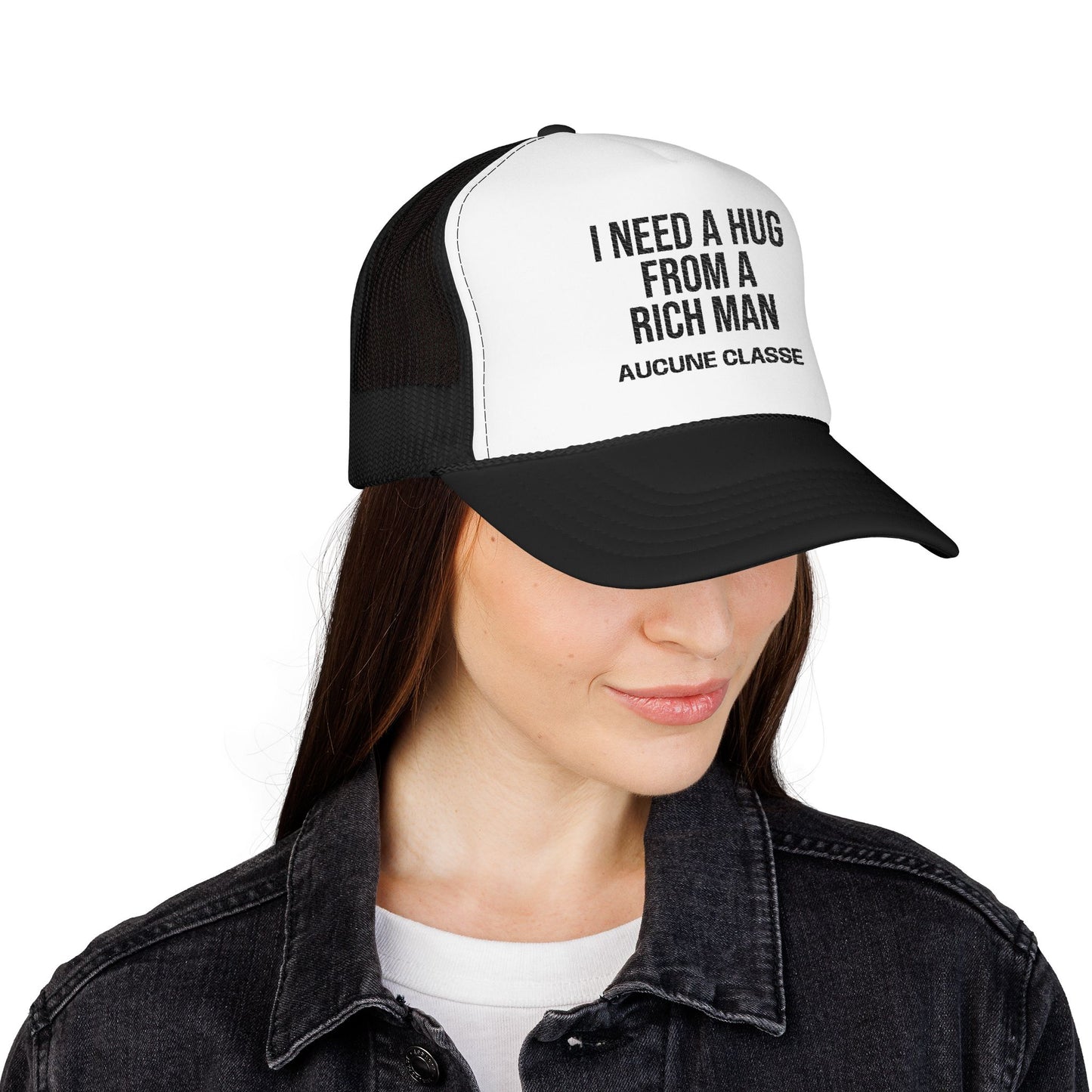 I Need a rich man - trucker hat
