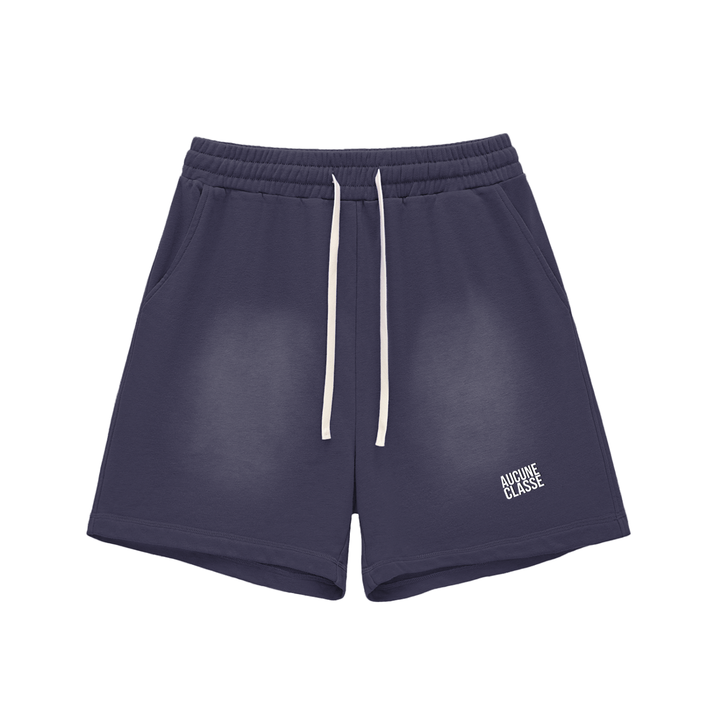 11.5 Sun Faded Raw Edge Cotton Shorts