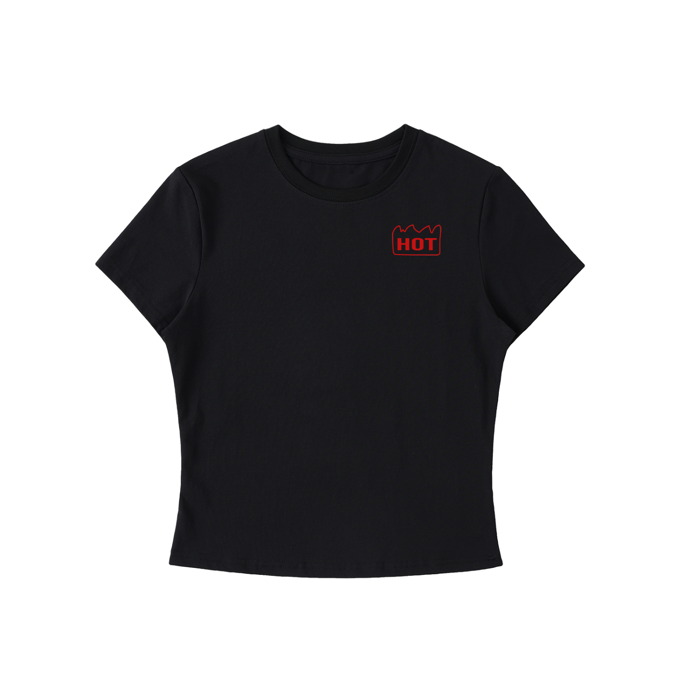 Hot sticker x Techno - Bodycon Tee