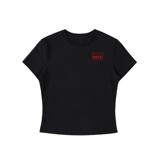 Hot sticker x Techno - Bodycon Tee