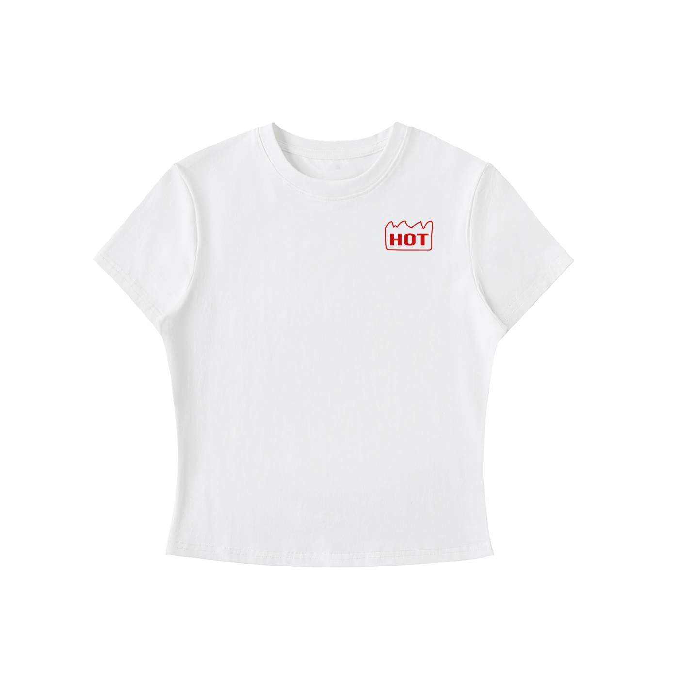 Hot sticker x Techno - Bodycon Tee