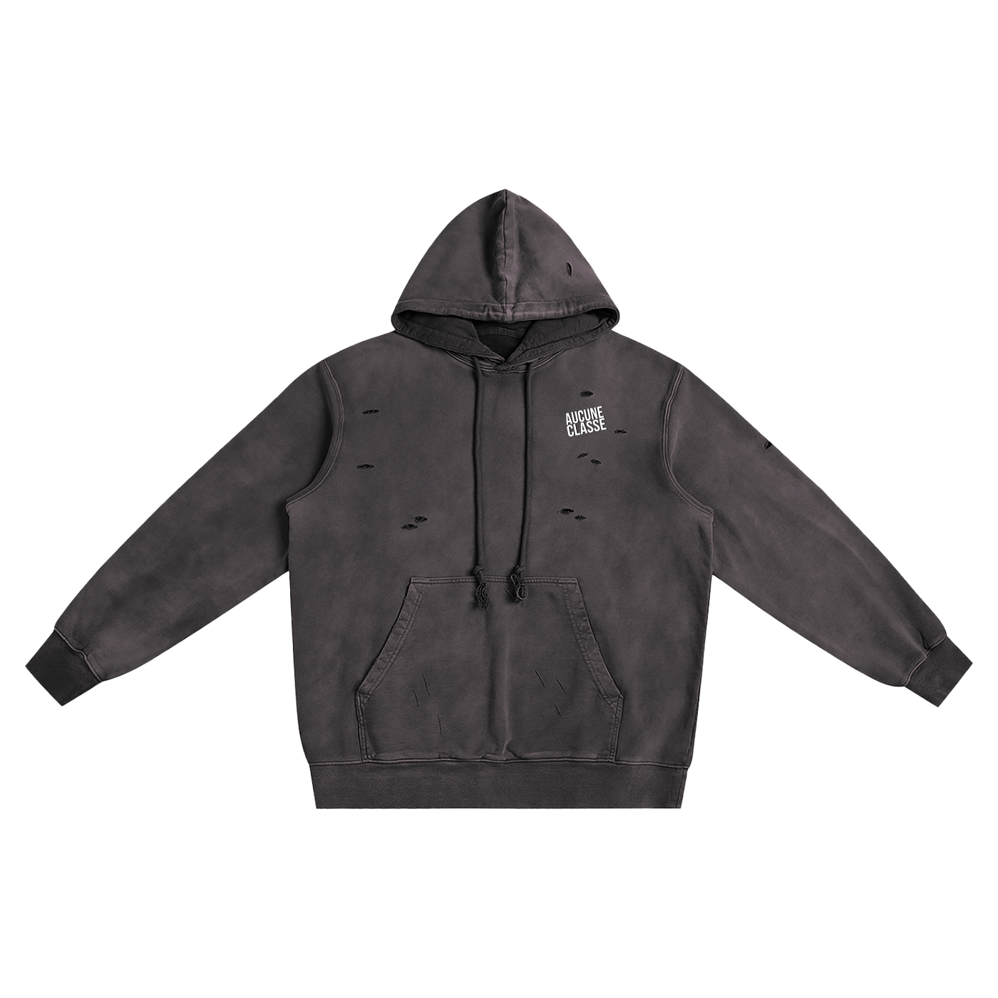 Distressed Vintage Wash Hoodie