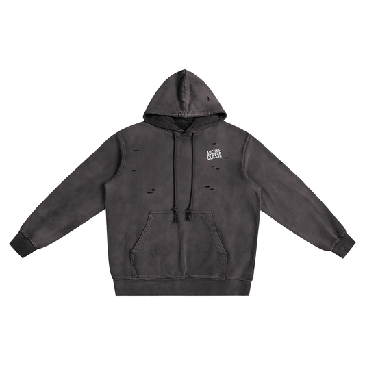 Distressed Vintage Wash Hoodie