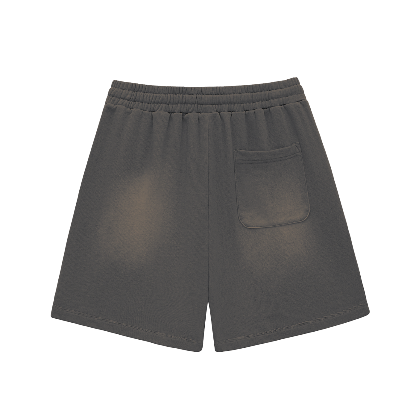 11.5 Sun Faded Raw Edge Cotton Shorts