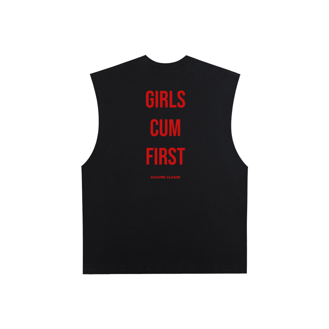 Girls cum first - sleeveless