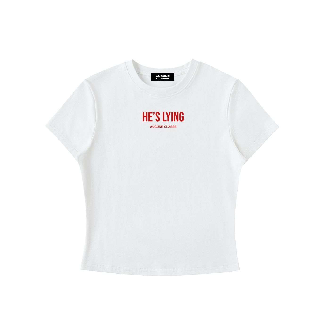 He's lying BodyCon Shirt