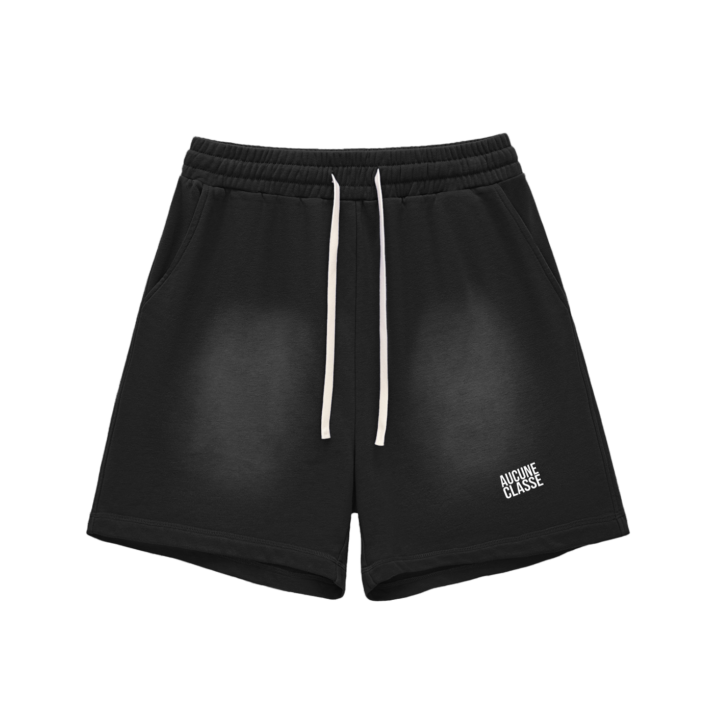 11.5 Sun Faded Raw Edge Cotton Shorts