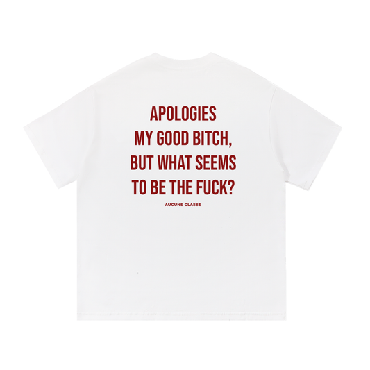 Apologies
