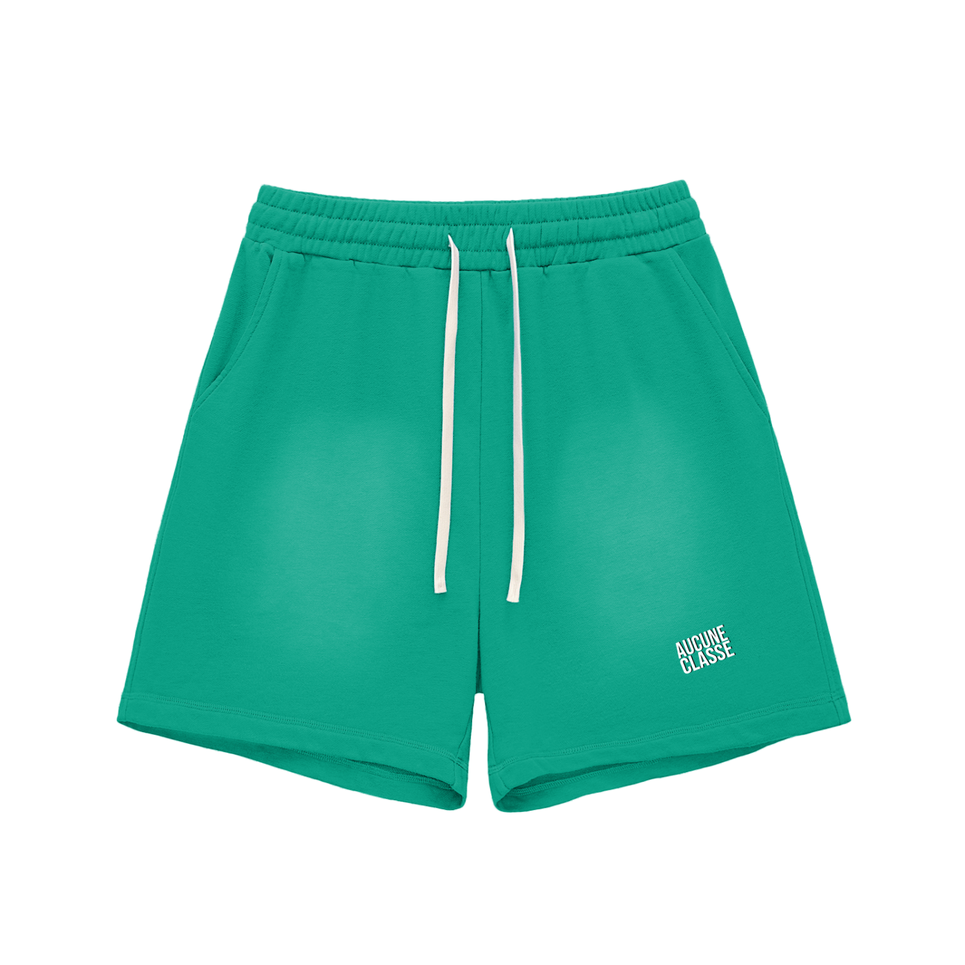 11.5 Sun Faded Raw Edge Cotton Shorts