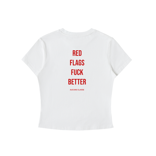 Red flags fuck better - bodycon tee