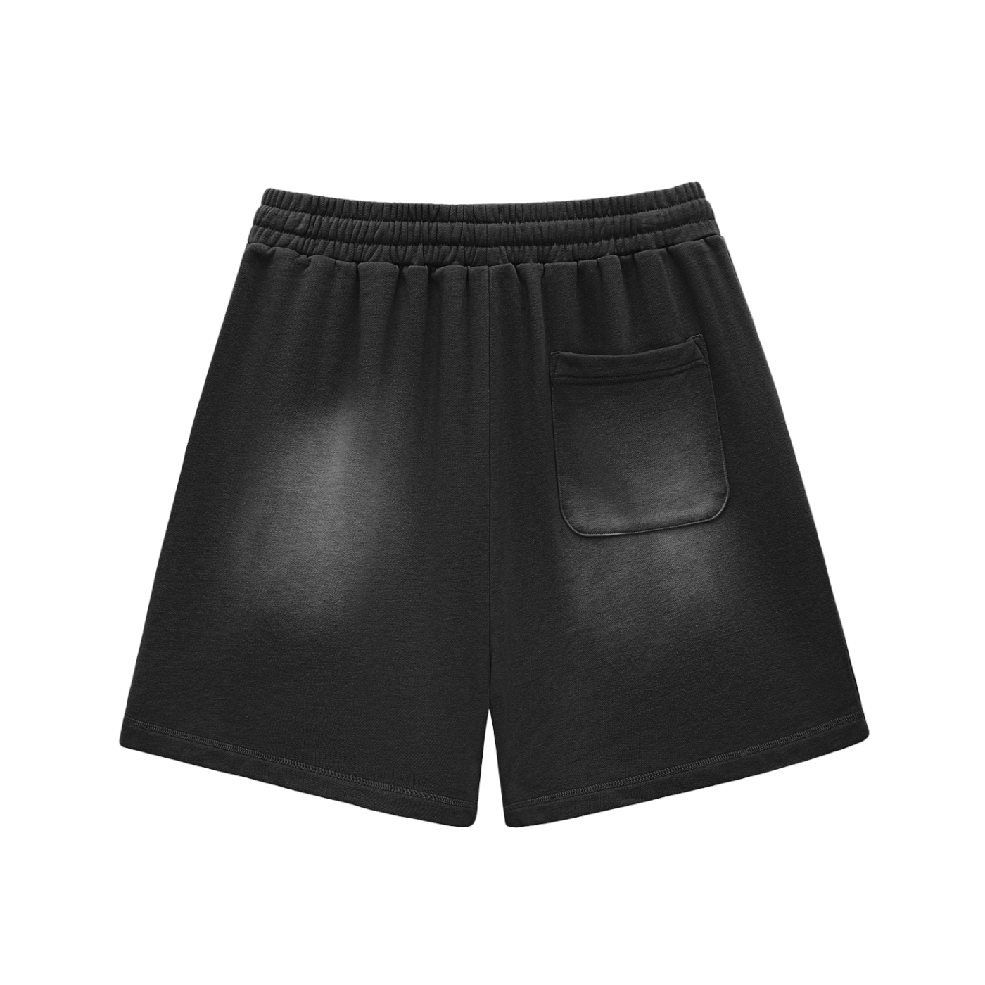 11.5 Sun Faded Raw Edge Cotton Shorts